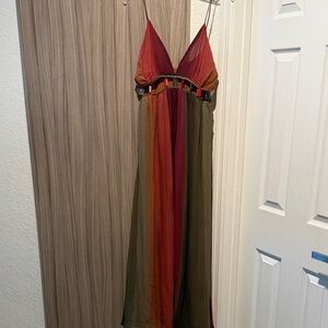 Zara Multicolor Maxi Dress